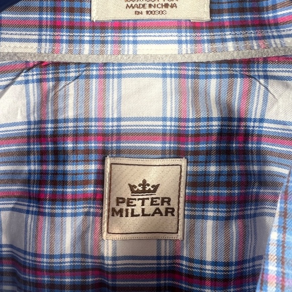 Peter Millar 100 % cotton long sleeve - Picture 3 of 4